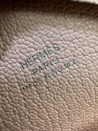 HERMES Calvi Duo 櫻花粉山羊皮 Rose Sakura