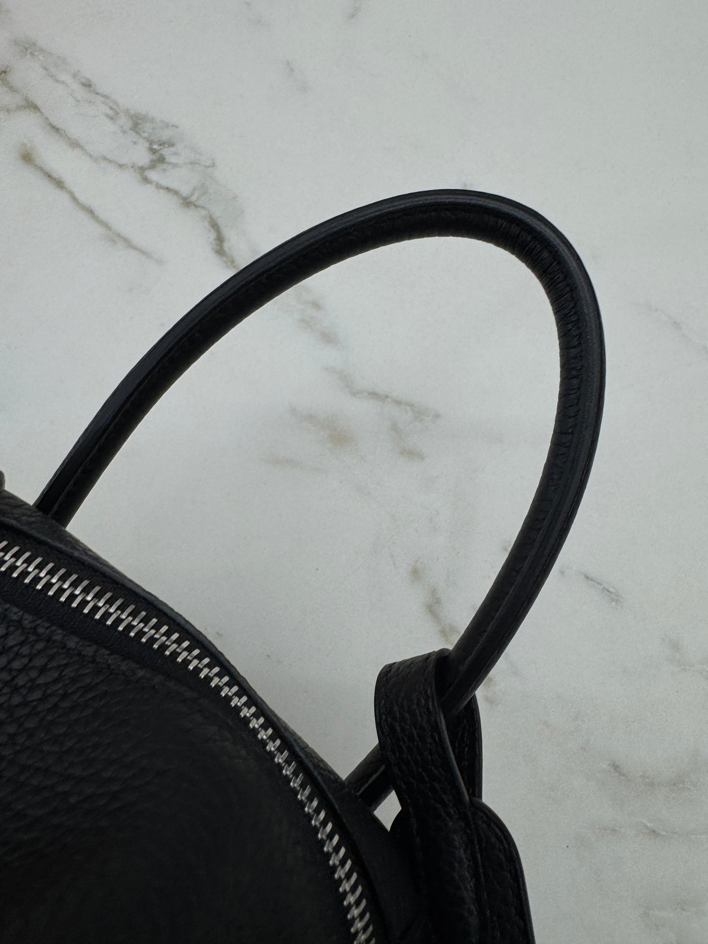 HERMES Lindy30 黑銀 TC Noir PHW