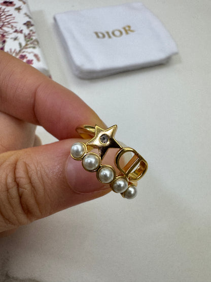 DIOR Petit CD 珍珠戒指