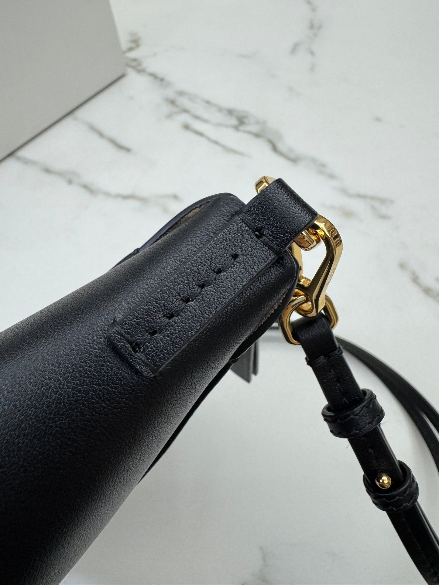 LOEWE Puzzle Fold Pouch Black