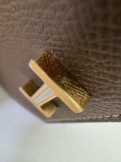 HERMES Bearn Mini Wallet 帶散紙位 大象灰金扣 Etoupe GHW