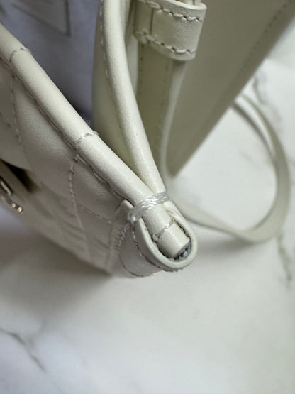 DIOR 全皮 Book Tote 奶白色小號