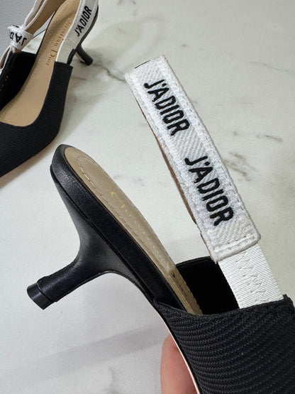 DIOR J'adior 科技布貓跟鞋