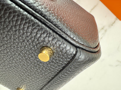 HERMES Mini Lindy I 黑色 Noir GHW