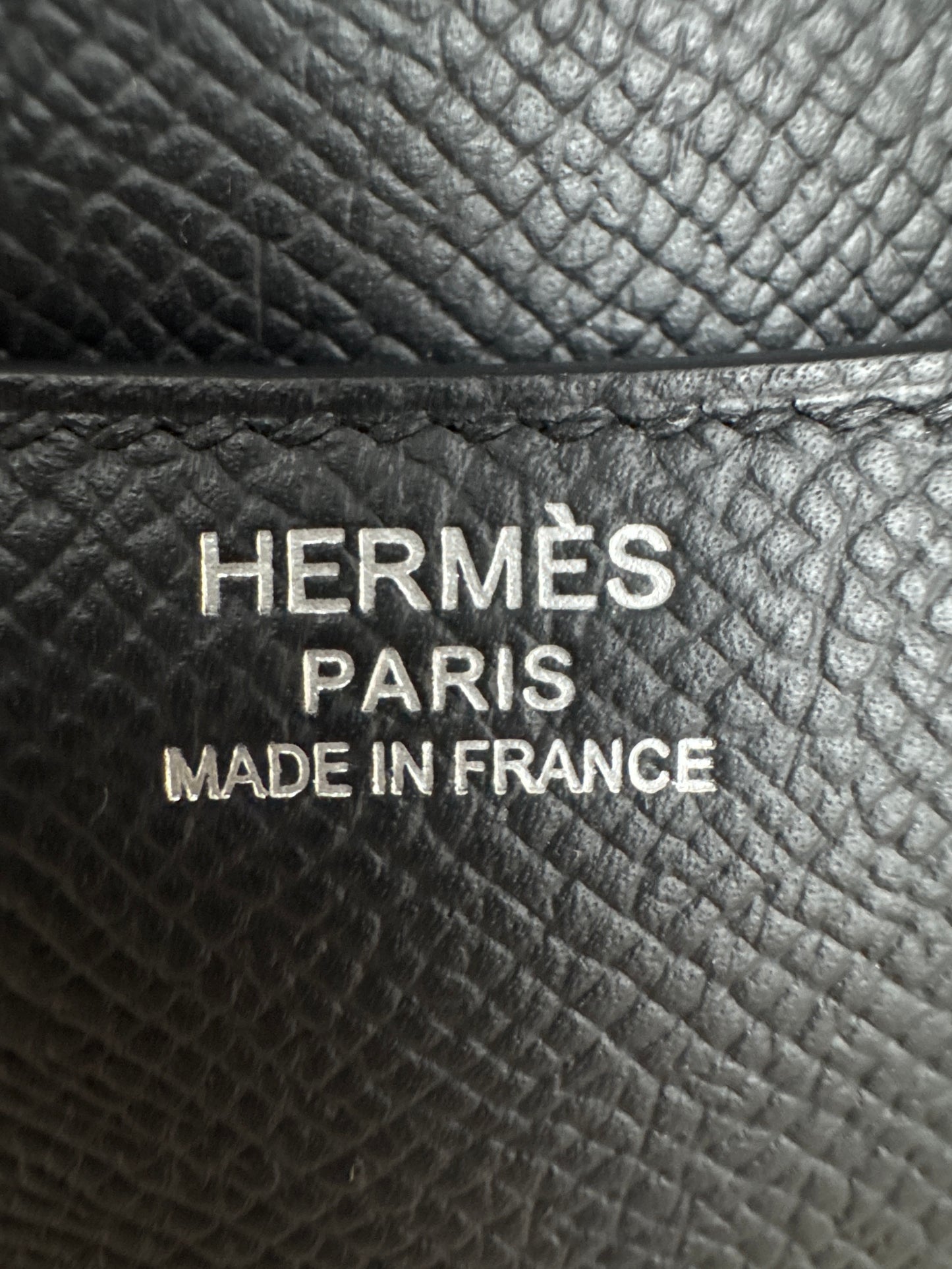 HERMES Mini Constance 黑銀 Noir Epsom PHW