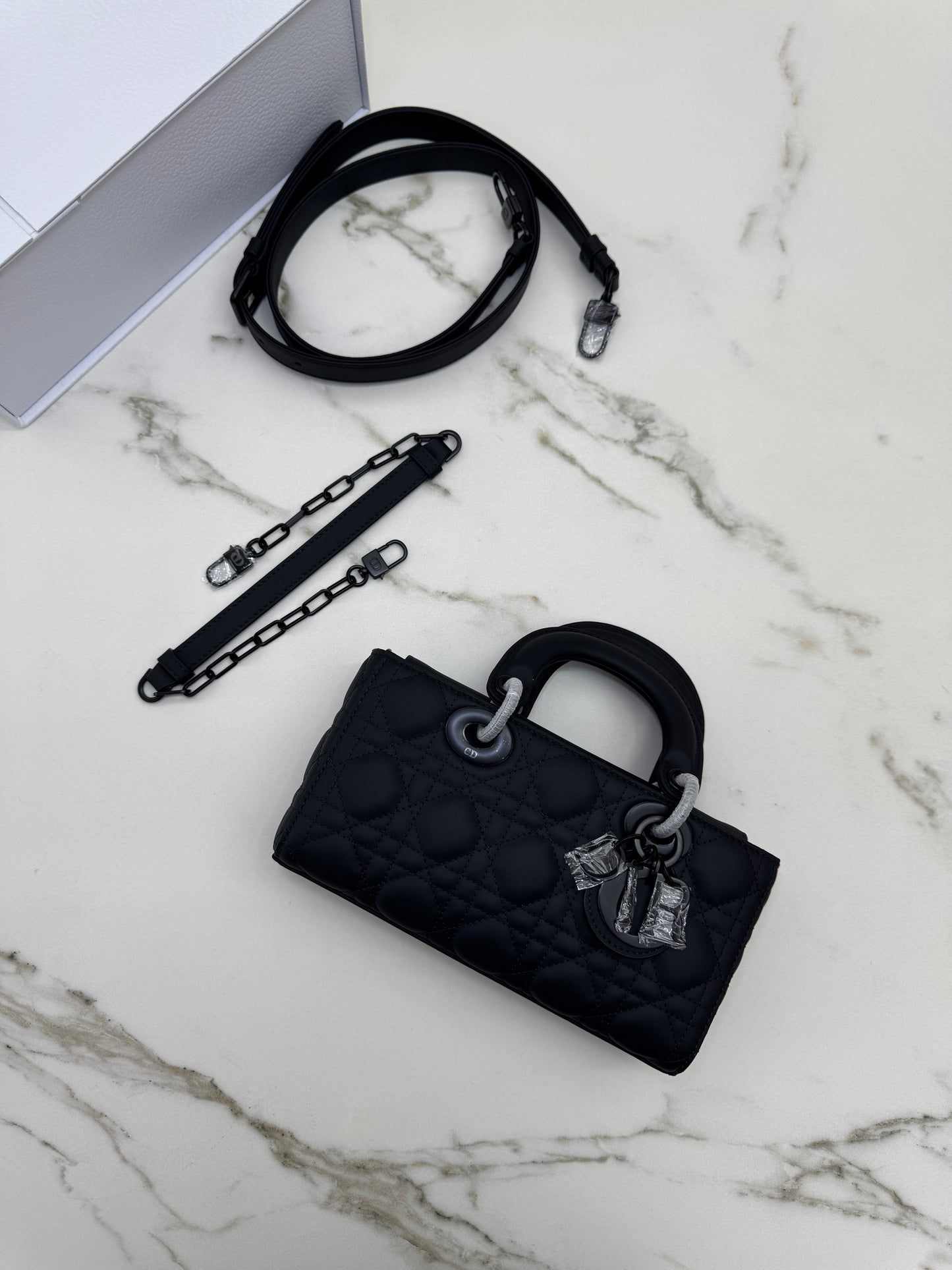 DIOR D-joy Small Matte Black