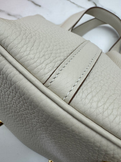 HERMES Picotin 18 奶昔白金扣 Craie GHW