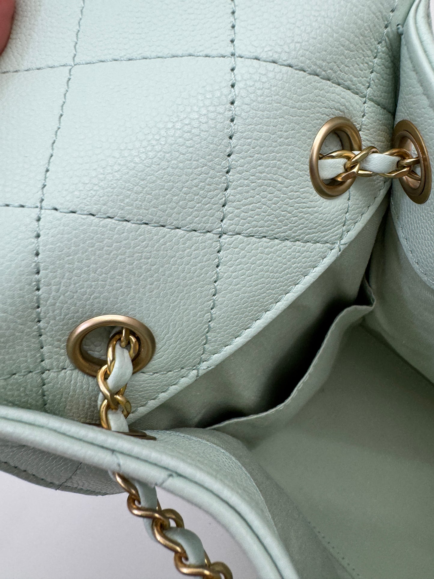 CHANEL 25 Bag Small 薄荷綠