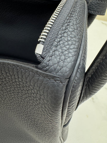 HERMES Lindy 30 石墨灰銀扣 TC 88 Graphite PHW