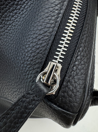 HERMES Lindy30 黑銀 TC Noir PHW