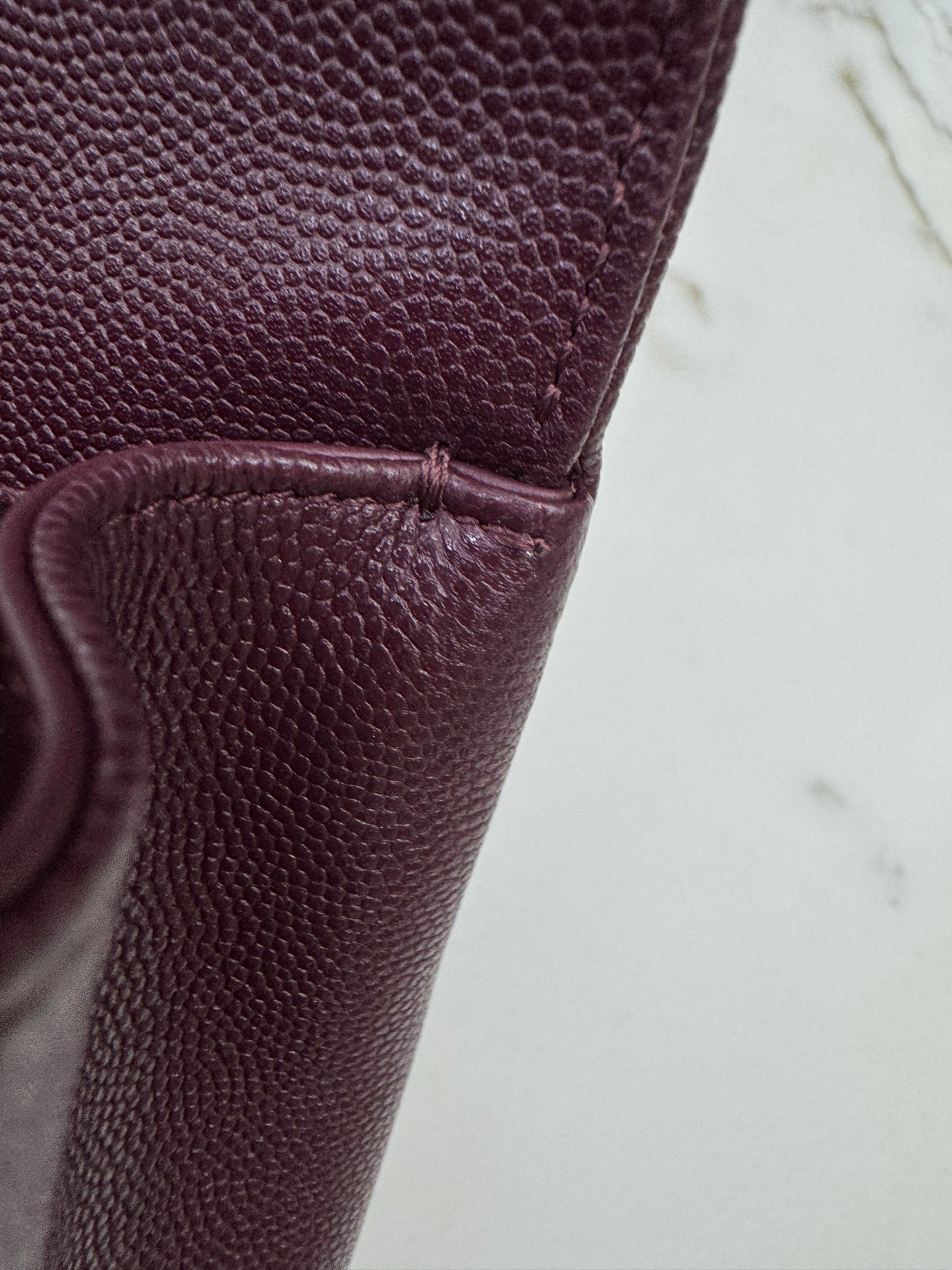 CHANEL Preppy Coco Small 酒紅色