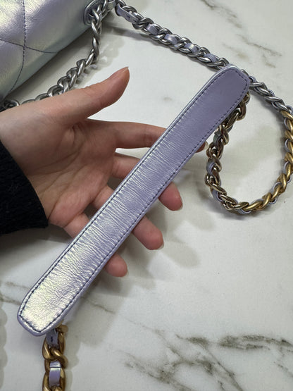 CHANEL 19 Bag Small 22P幻彩紫 小號