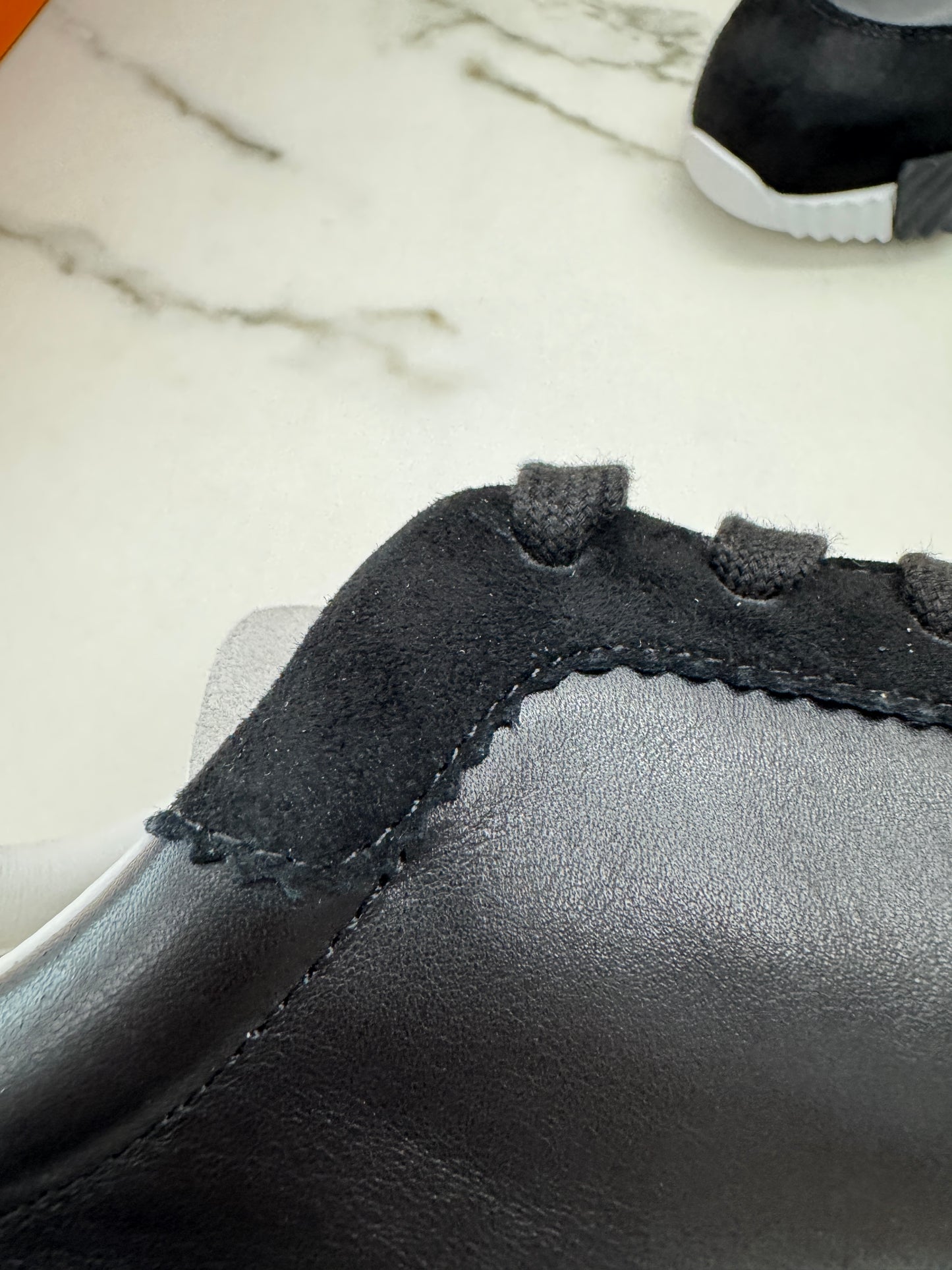 HERMES Bouncing 運動鞋 黑色皮面