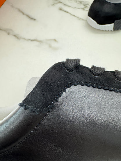 HERMES Bouncing 運動鞋 黑色皮面