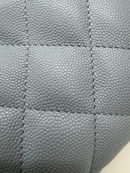 CHANEL Mini 25 Bag 霧霾藍銀扣