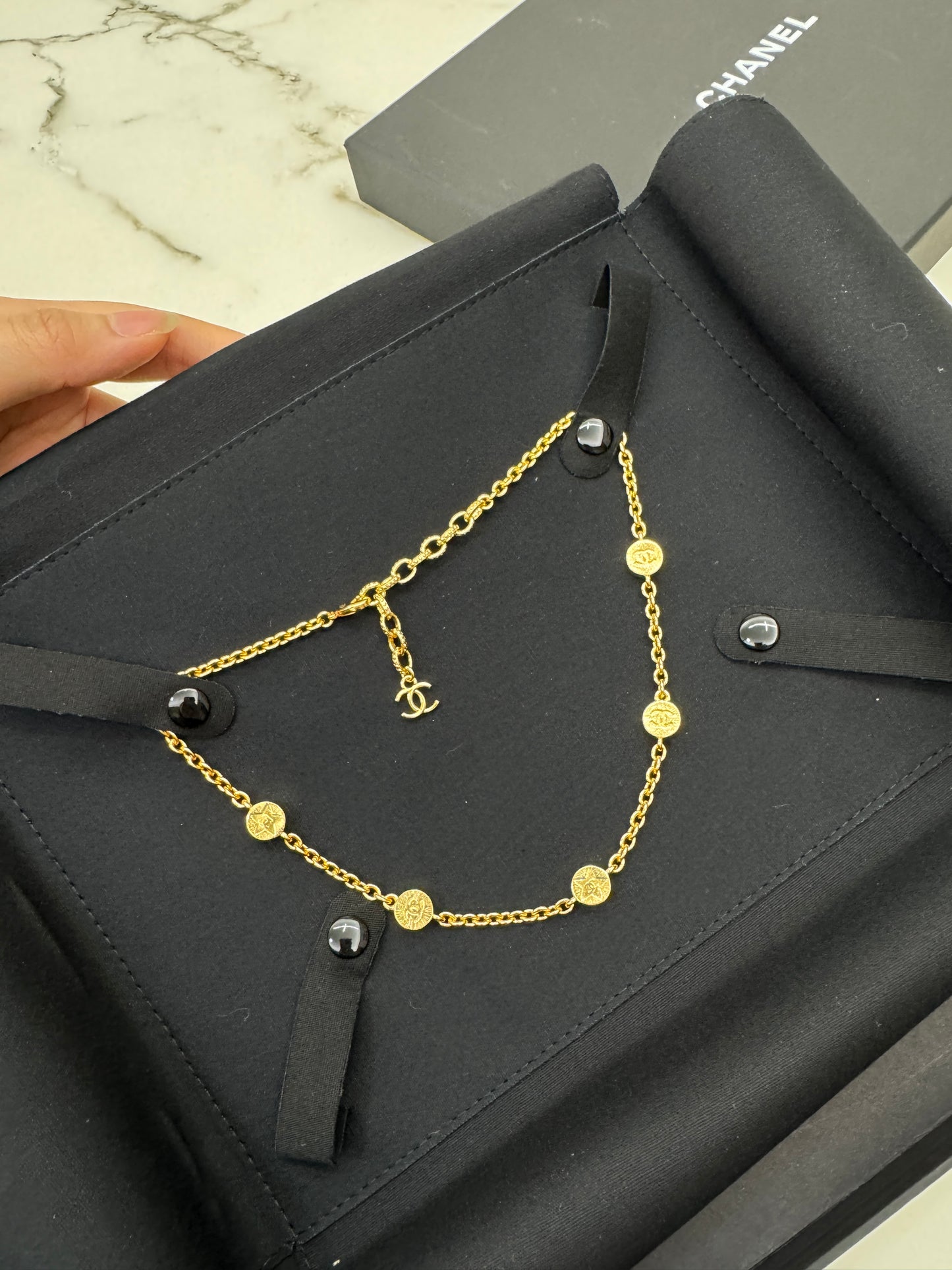 CHANEL 25K 雙面項鏈 Choker