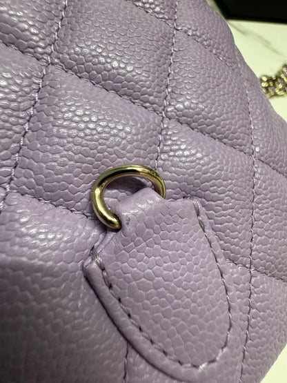 CHANEL 小書包 香芋紫 牛皮 Backpack