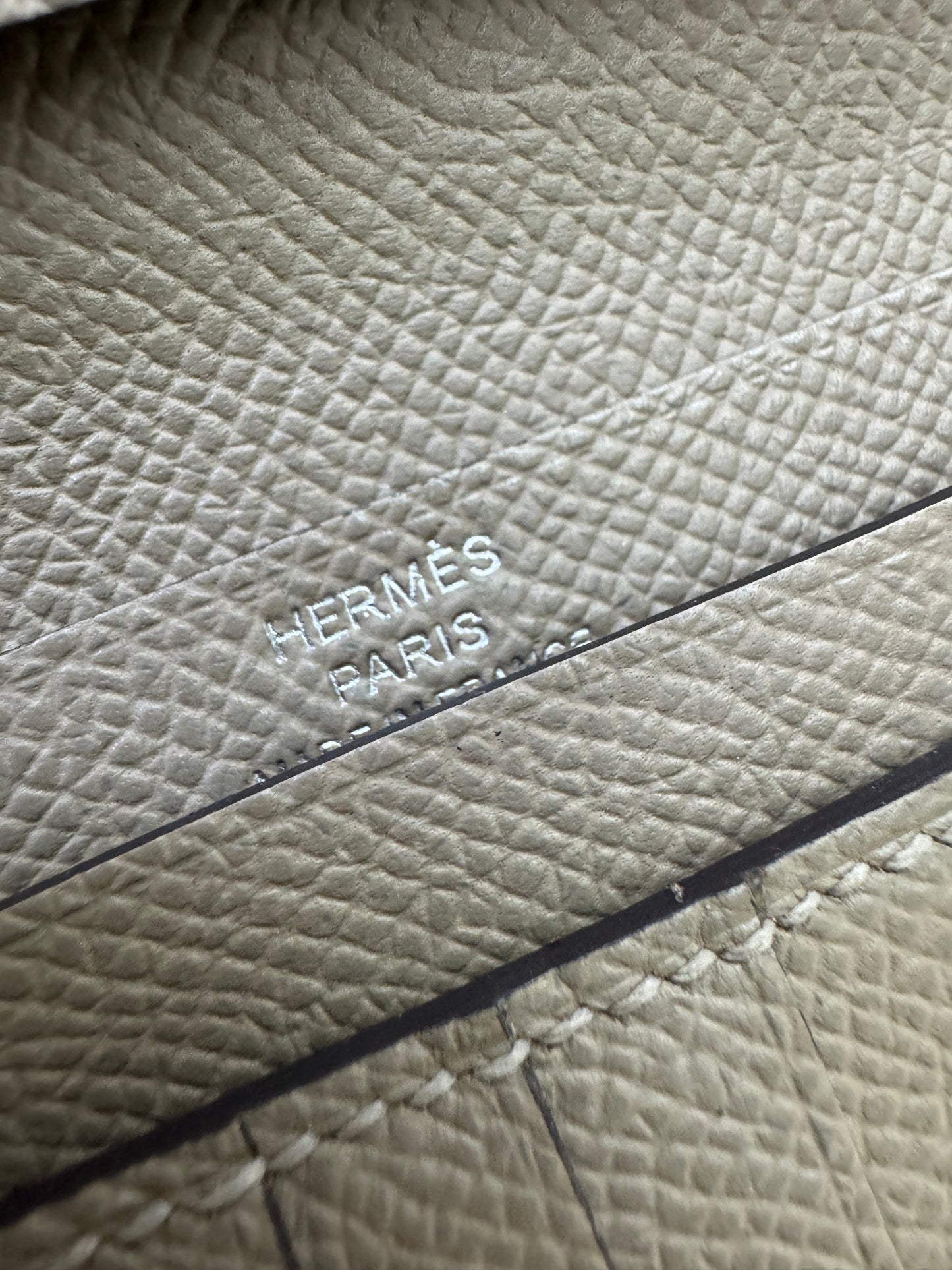 HERMES Bearn Wallet 瀝青灰銀扣 Epsom M8 Gris Asphalt PHW