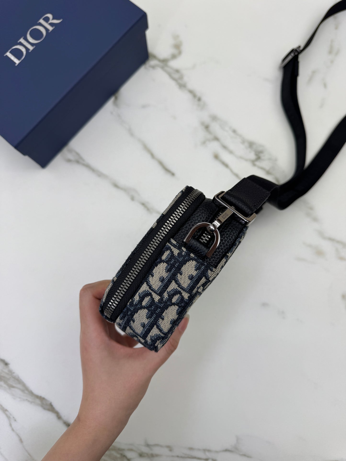 DIOR Zipped Pouch with Strap
