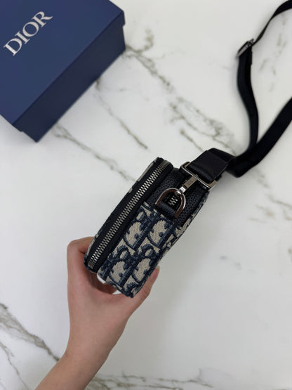 DIOR Zipped Pouch with Strap