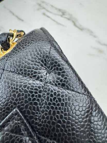 CHANEL CF23 黑金牛 CF Small