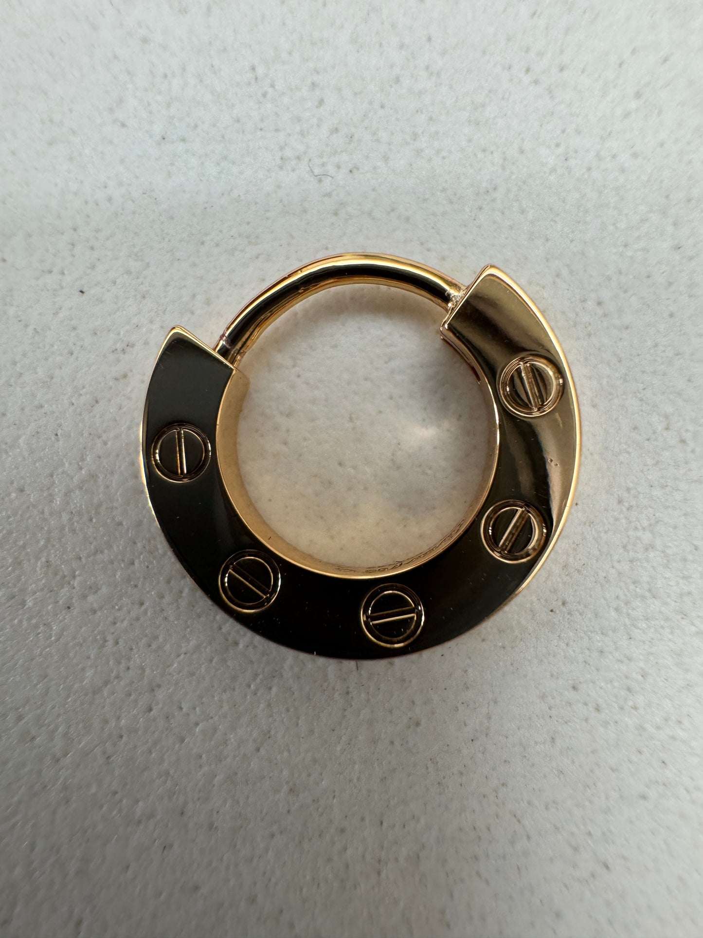 CARTIER Single Loop Earrings