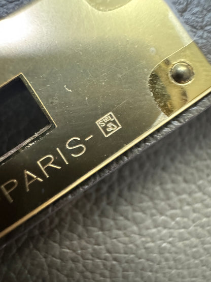HERMES Jypsiere Mini 大象灰 金扣 evercolor 18 etoupe GHW