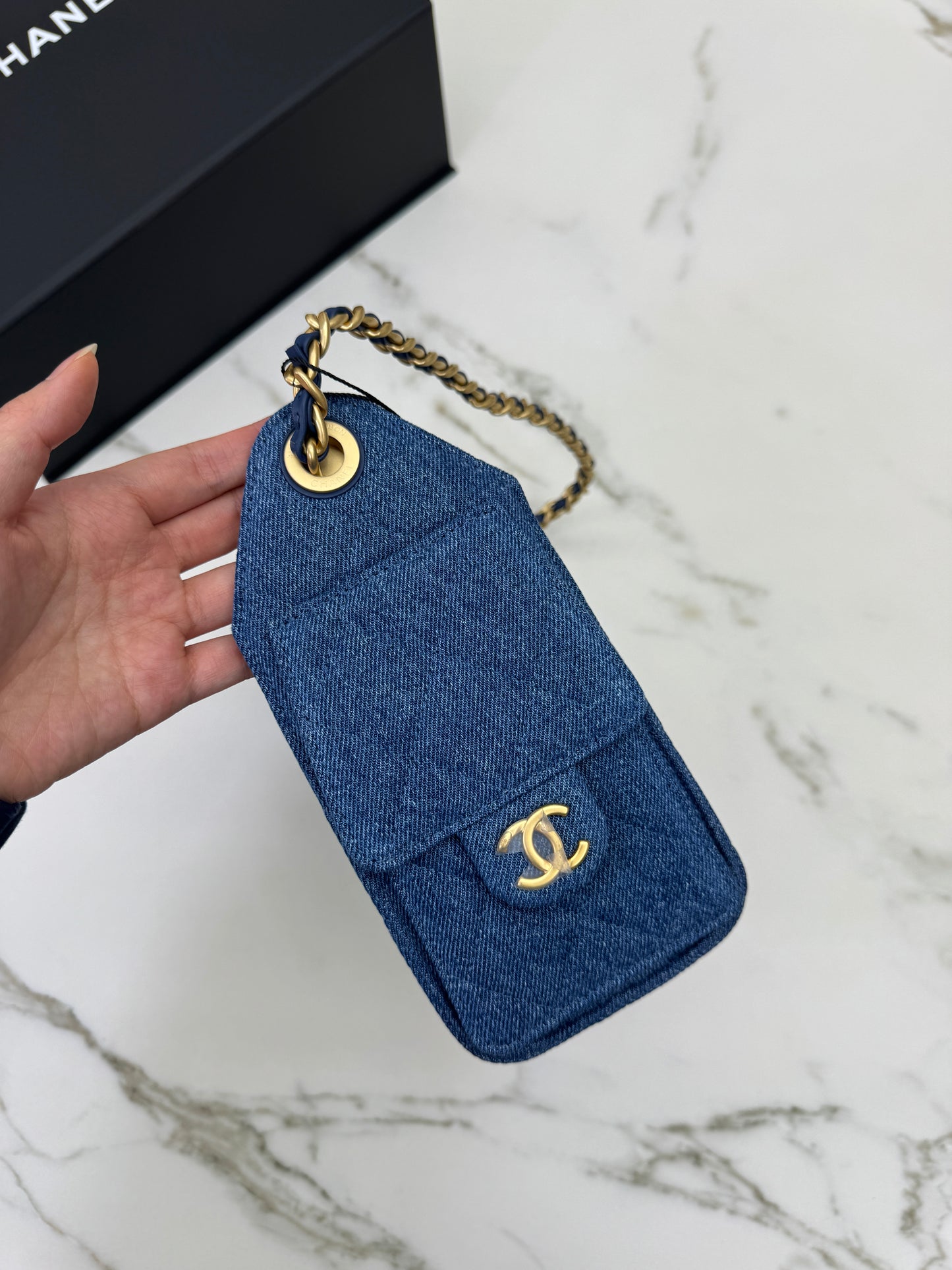 CHANEL Mini 25 Bag 藍牛仔