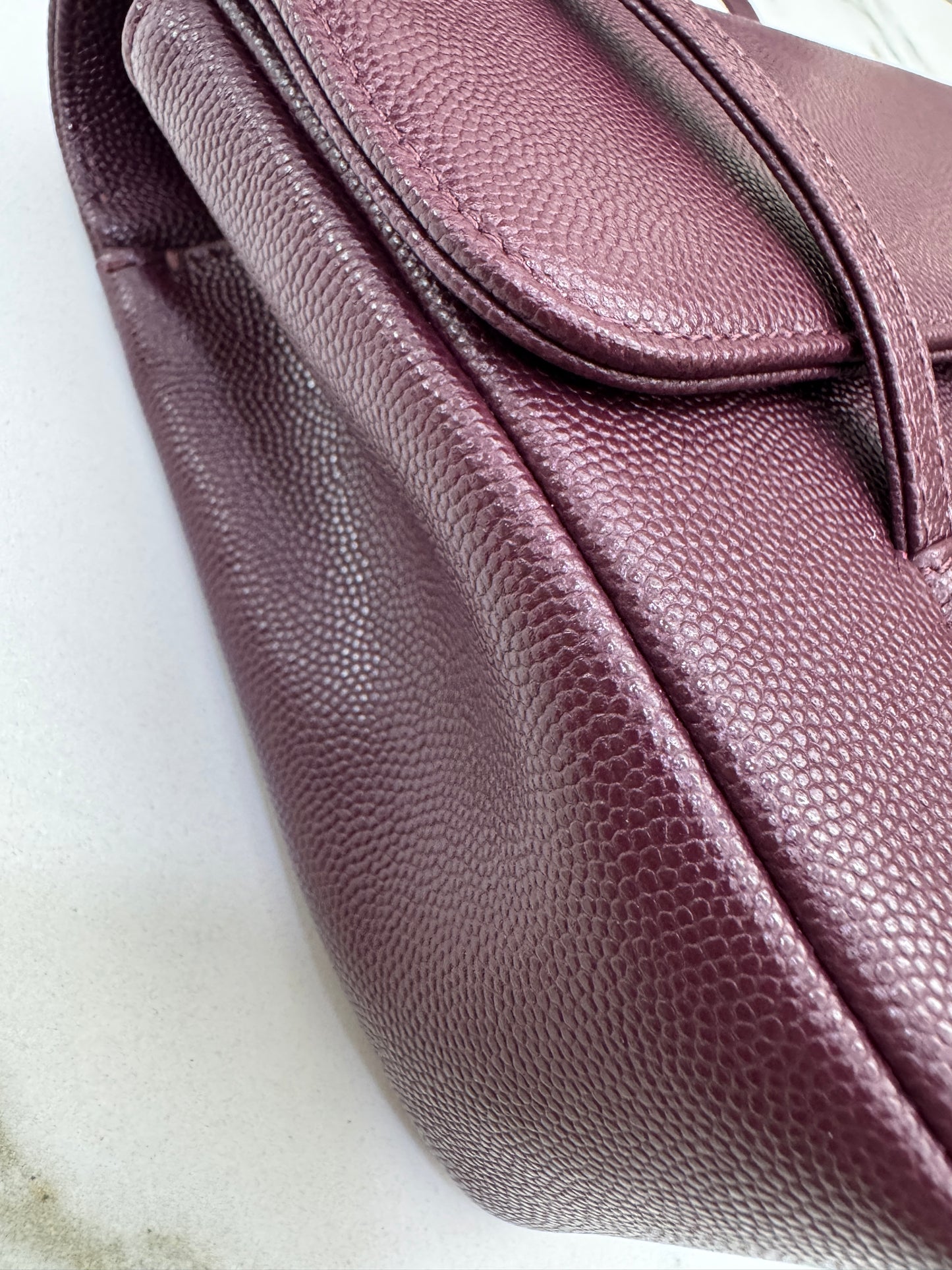 CHANEL Preppy Coco Small 酒紅色