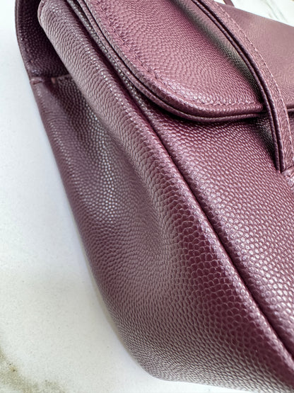 CHANEL Preppy Coco Small 酒紅色