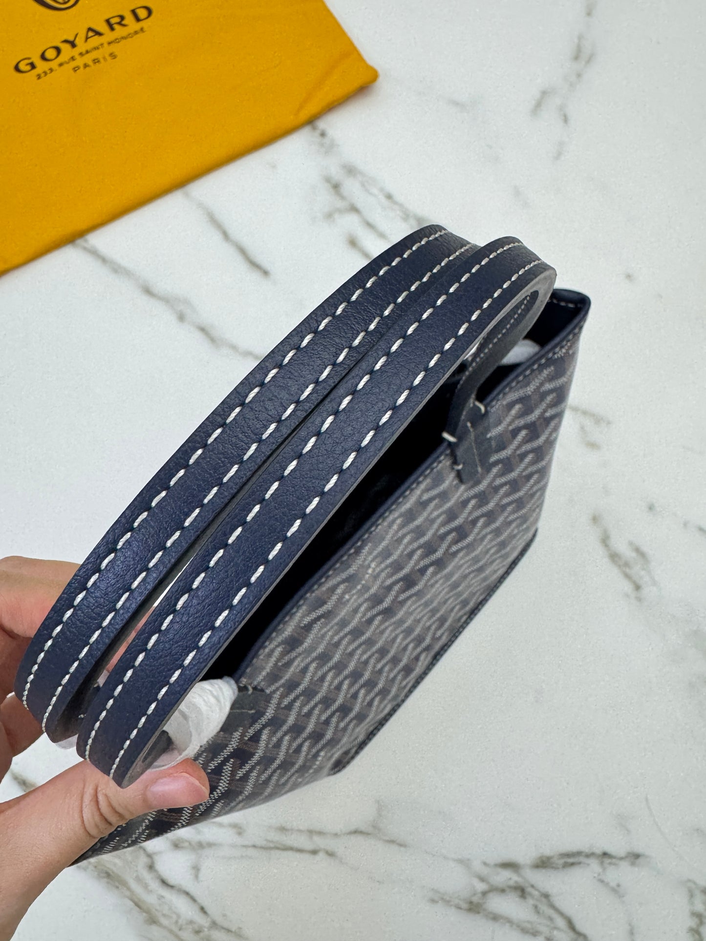 GOYARD Mini Anjour Tote 海軍藍【另配包夾】