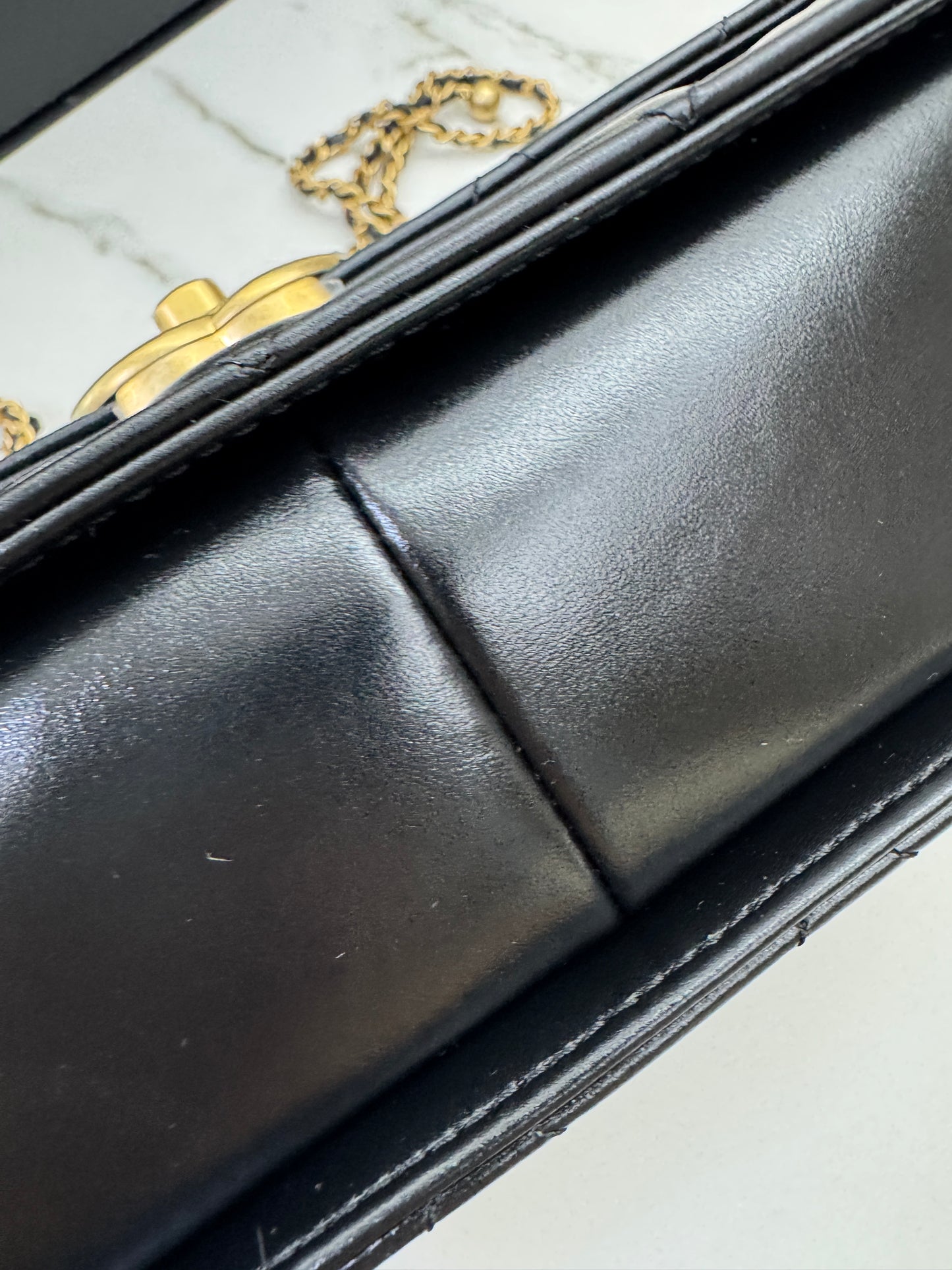 CHANEL 24C雙金珠中號22cm