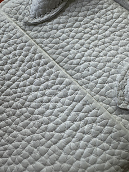 HERMES Mini Lindy II 純白色TC 金扣 GHW