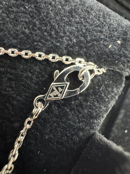 VCA Vintage Alhambra 白金色白貝母