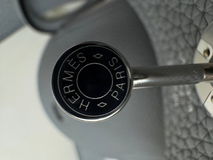HERMES Mini Lindy II 木偶灰銀扣 TC Gris Platin PHW