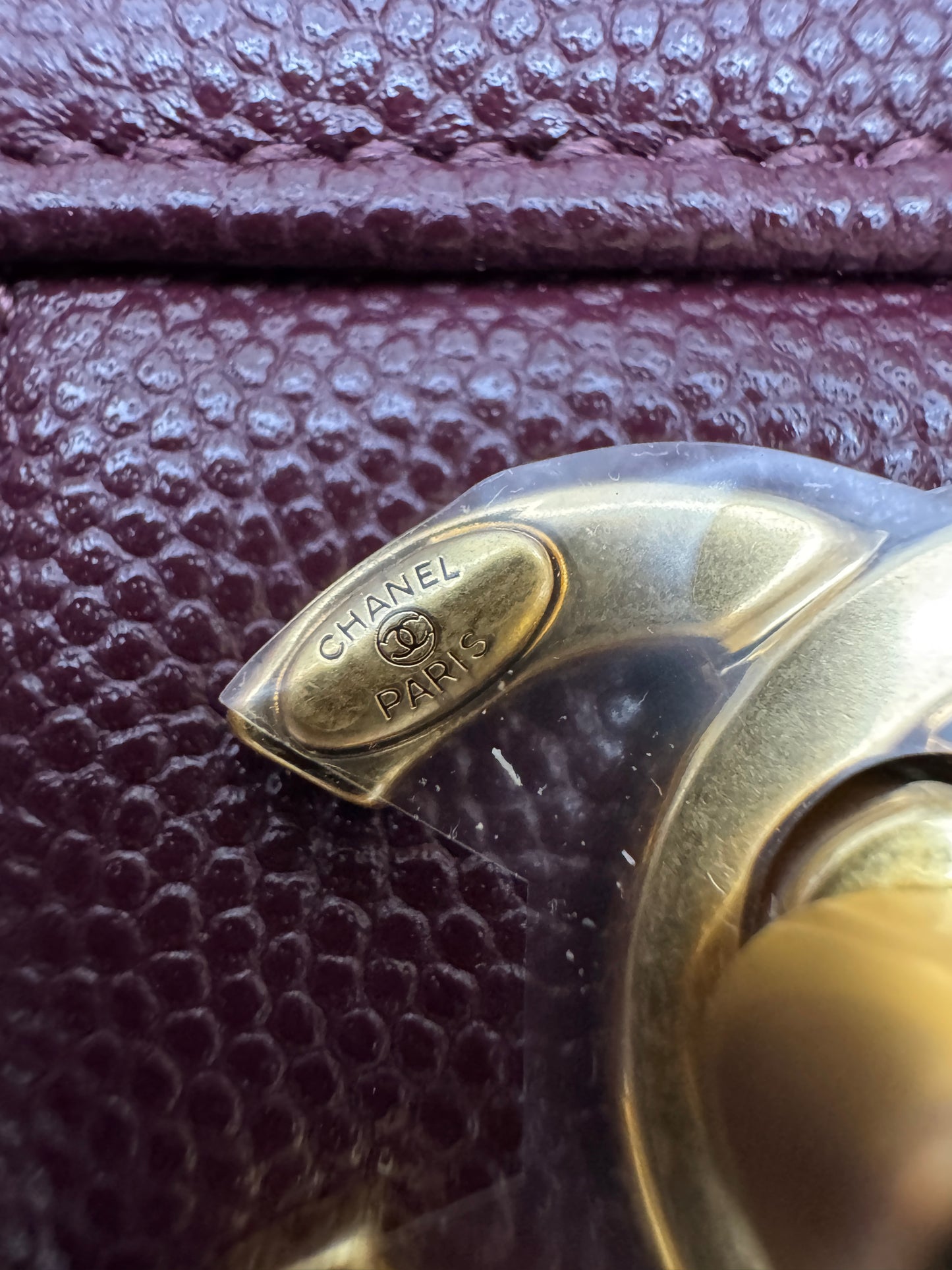 CHANEL Preppy Coco Small 酒紅色