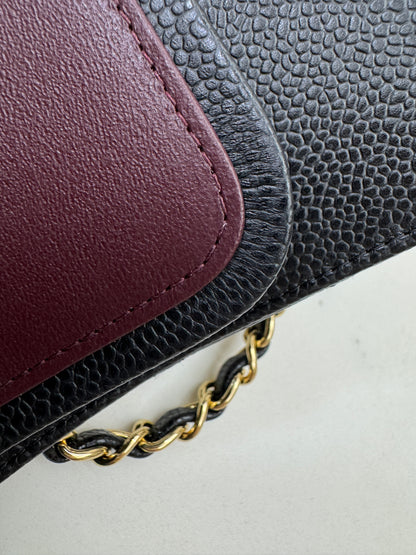 CHANEL CF25 Medium 黑金牛 Black Calfskin GHW