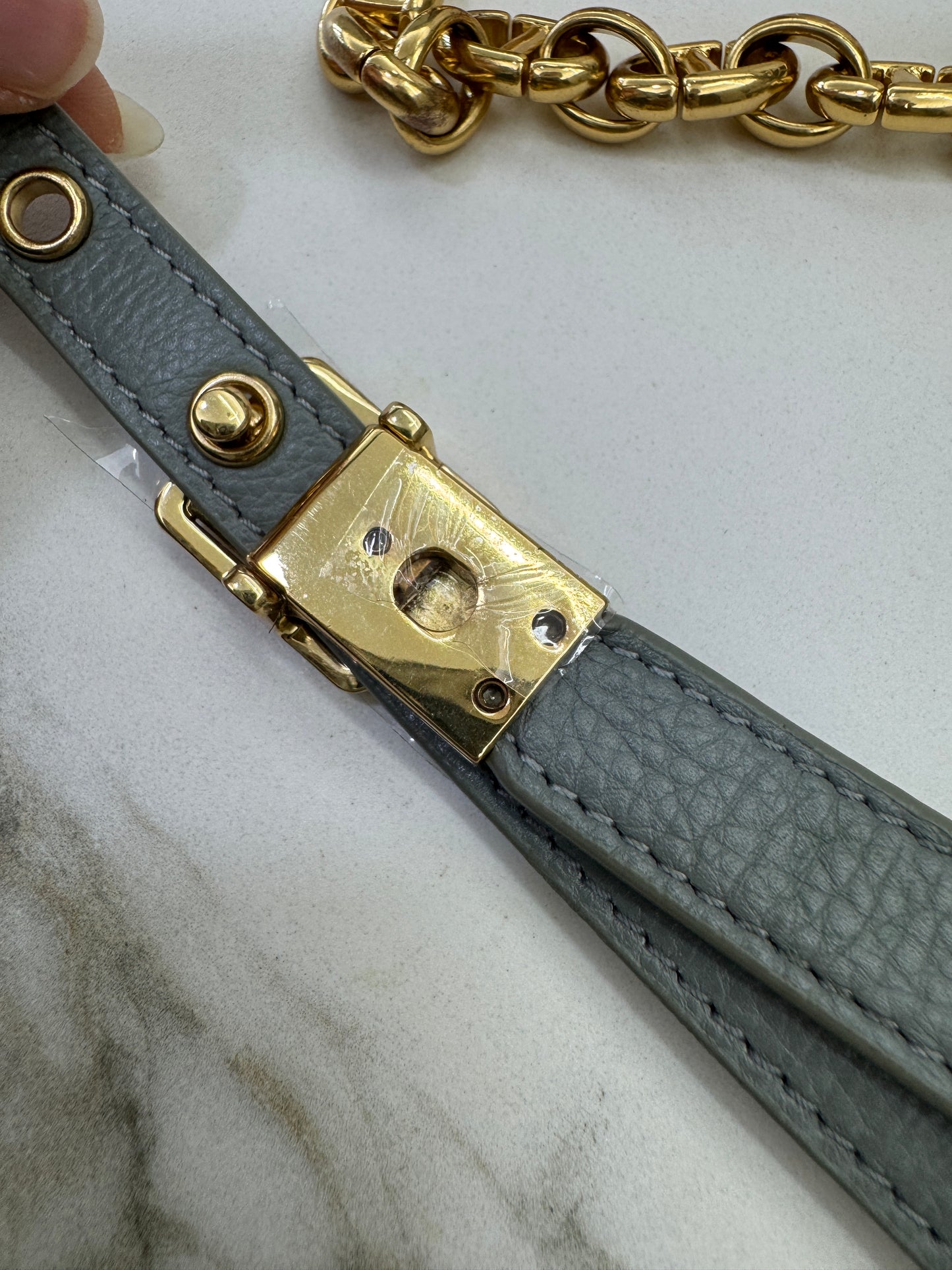 DIOR Caro Small 石灰色