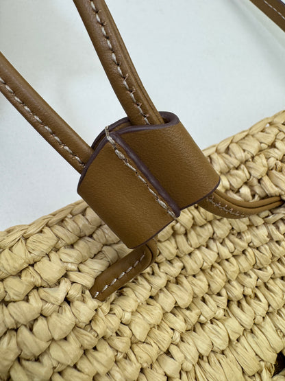 MIU MIU 拉菲草草編包