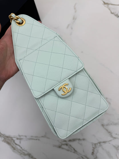 CHANEL 25 Bag Small 薄荷綠