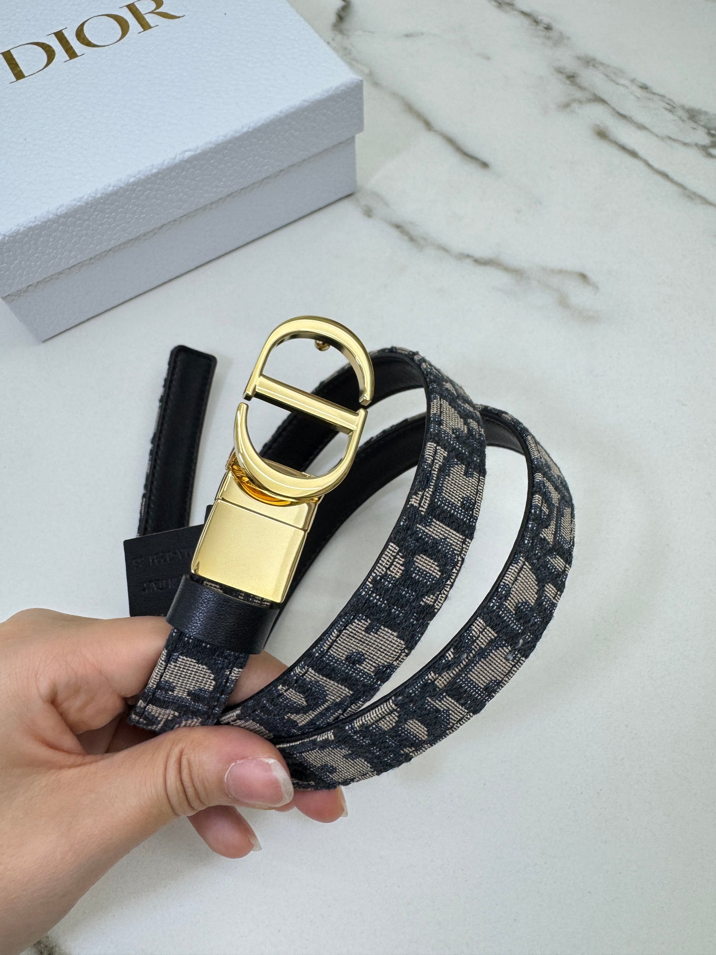 DIOR Belt 雙面皮帶 2cm