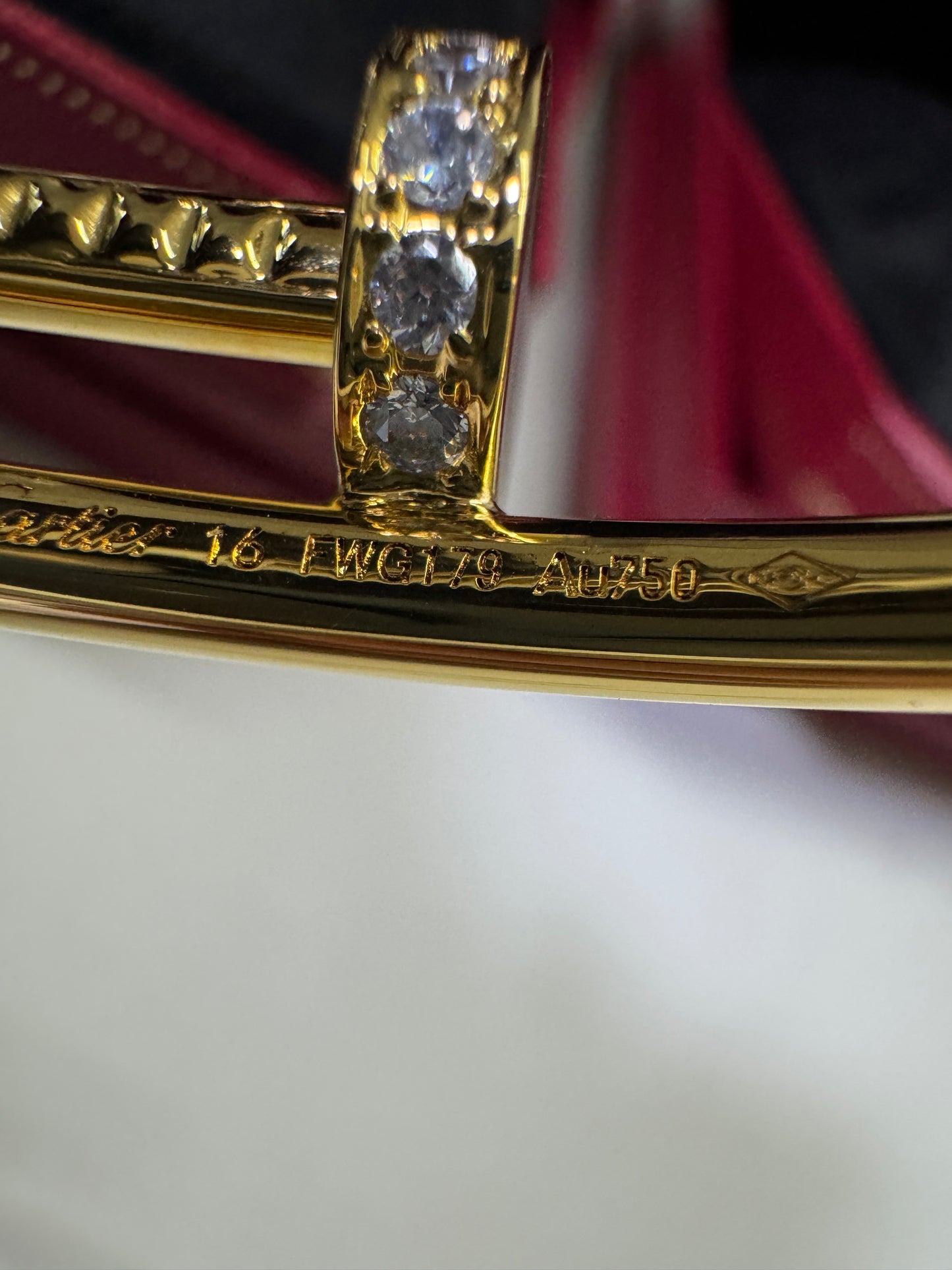 CARTIER Juste un Clou 釘子手鐲 金色粗版