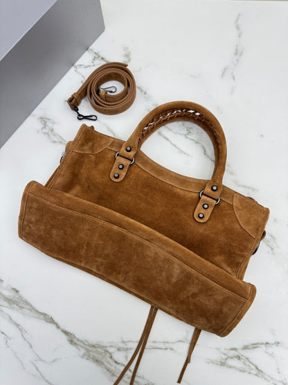 BALENCIAGA Le City Medium 焦糖麂皮