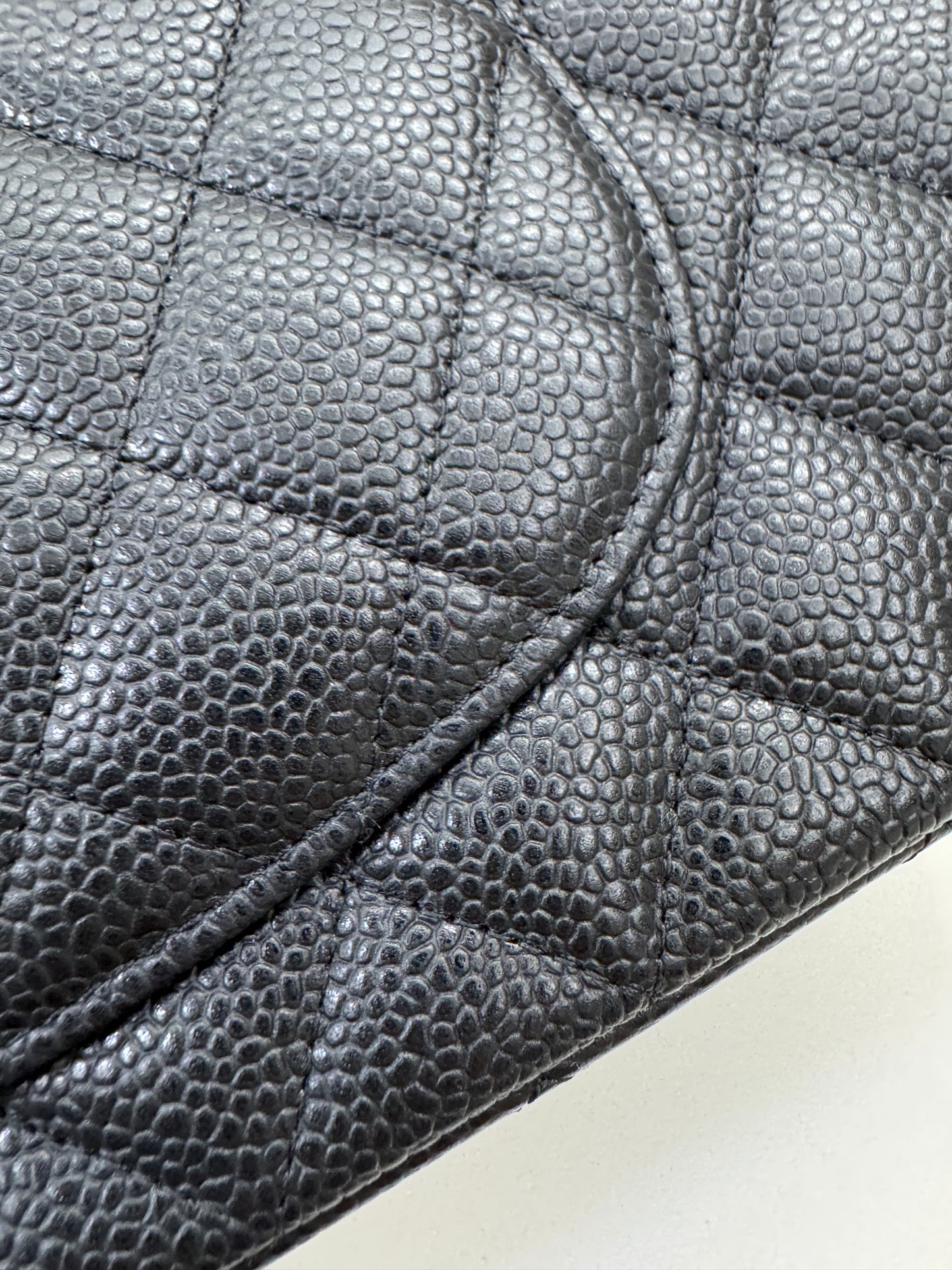 CHANEL CF25 Medium 黑金牛 Black Calfskin GHW