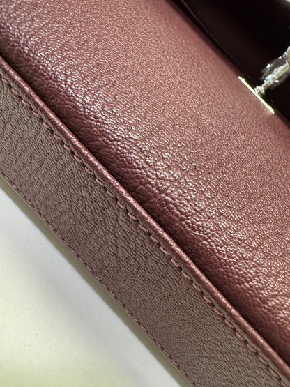 HERMES Kelly Elan 山羊皮 愛馬仕紅 Rough H PHW