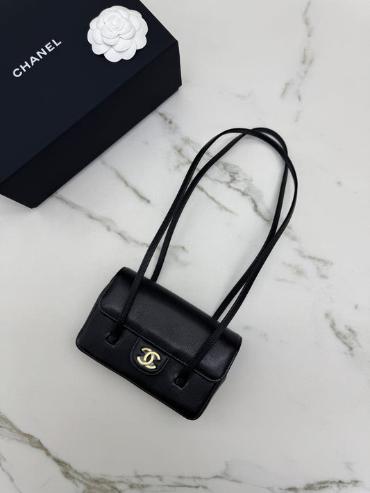 CHANEL Mini Preppy Coco Black