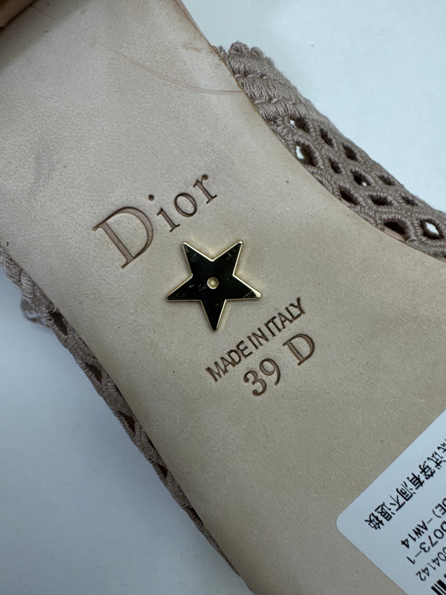 DIOR J’adior Slingback 裸粉鏤空