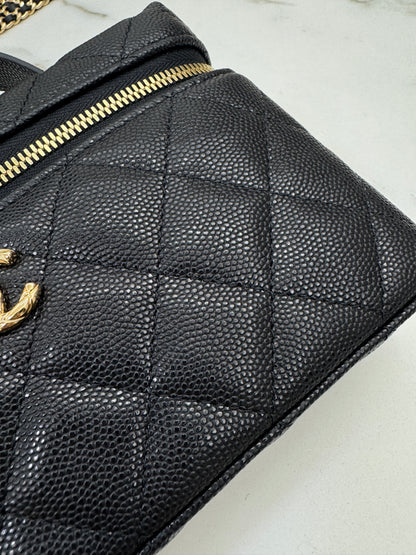 CHANEL 26C 菱格紋Logo LP盒子包