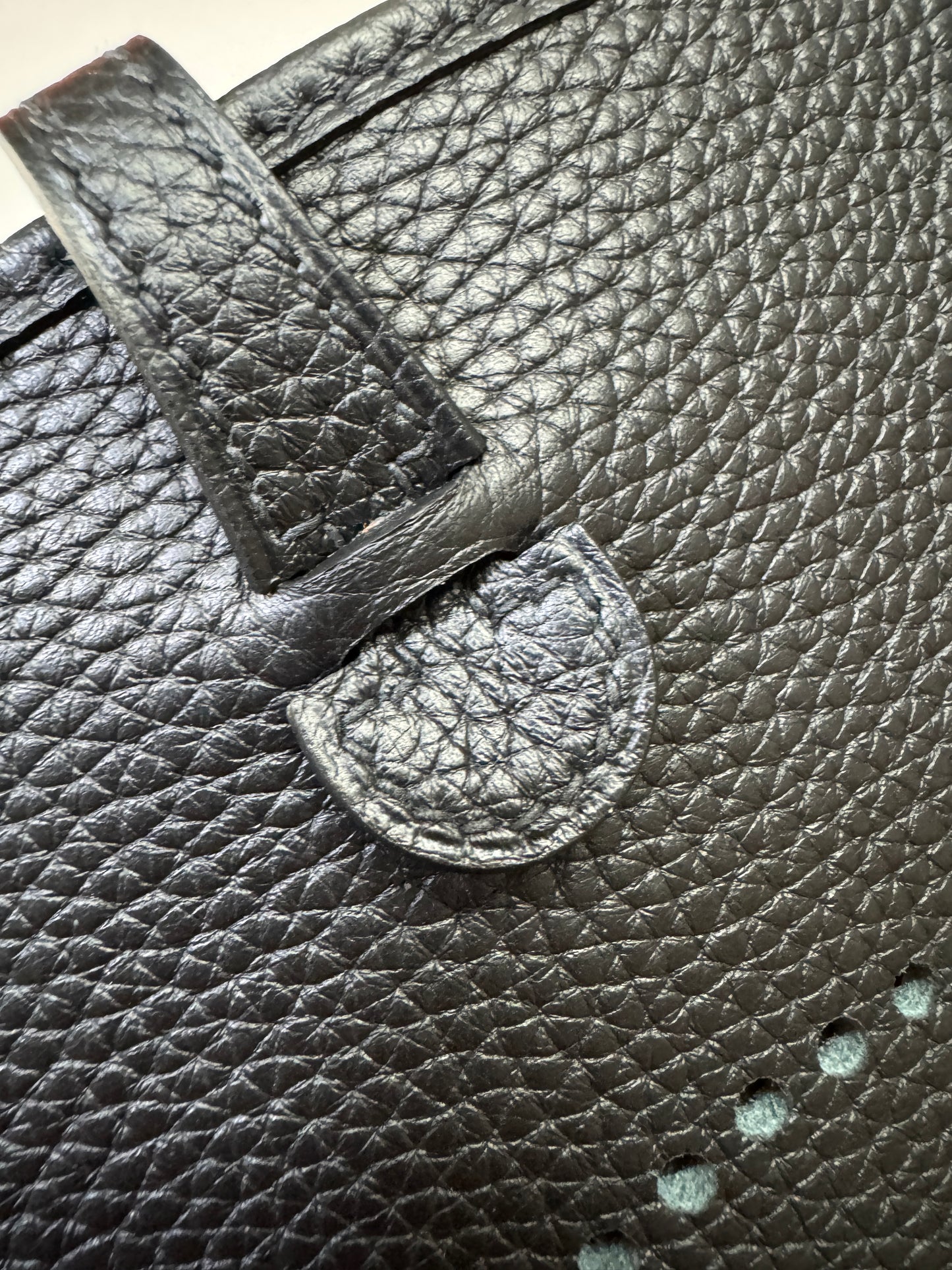 HERMES Mini Evelyn Noir GHW