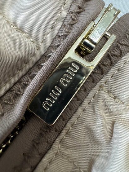 MIU MIU 淺卡其色短款風衣